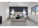 Comfortable main bedroom with a cozy bed, sleek furniture, and a serene atmosphere at 22991 E Via De Olivos --, Queen Creek, AZ 85142