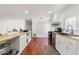 Bright kitchen with white cabinets, butcher block countertops, and modern appliances at 2650 W Union Hills Dr # 100, Phoenix, AZ 85027