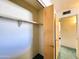 Walk-in closet with ample storage space and access to the bedroom at 2749 S Rita Ln, Tempe, AZ 85282