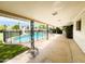 Backyard pool and slide with a safety fence, perfect for summer fun and relaxation at 2749 S Rita Ln, Tempe, AZ 85282
