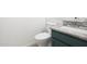 Powder room featuring a granite countertop, modern faucet, and new toilet at 31227 N 45Th St, Cave Creek, AZ 85331