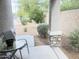 Inviting patio with views of well-maintained landscaping and outdoor seating at 3402 N 300Th Dr, Buckeye, AZ 85396