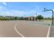 Outdoor basketball court with gazebo and picnic tables at 3872 E Jude Ln, Gilbert, AZ 85298