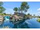 Scenic view of The Bridges community entrance with a waterfall feature at 3872 E Jude Ln, Gilbert, AZ 85298