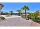Beautiful backyard pool with a patio and landscaping, providing a serene outdoor oasis at 40725 W Hall Dr, Maricopa, AZ 85138