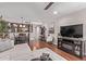 Spacious living area open to the kitchen, offering a comfortable seating arrangement and modern amenities at 4120 N 78Th St # 216, Scottsdale, AZ 85251