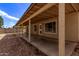 Spacious covered back patio with ample room for outdoor furniture and entertaining at 4629 N 78Th Dr, Phoenix, AZ 85033
