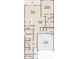 Detailed floor plan showcases the layout with 3 bedrooms, 2 baths, and an open-concept living area at 5761 E Iris Dr, Florence, AZ 85132