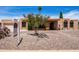 Charming single-story home featuring a brick facade, desert landscaping, and inviting curb appeal at 6622 E Voltaire Ave, Scottsdale, AZ 85254