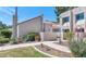Beautiful exterior featuring desert landscaping, a stone pathway, and attractive architectural details at 7405 N Via Camello Del Norte -- # 137, Scottsdale, AZ 85258