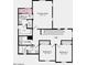 Upstairs floor plan featuring the main bedroom, two additional bedrooms, and a convenient laundry area at 9964 W Piccadilly Rd, Avondale, AZ 85392