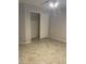 Bedroom with a sliding door closet and ceiling fan with light at , Mesa, AZ 85205