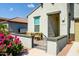 Inviting courtyard featuring outdoor seating, perfect for relaxing and enjoying the sunshine at 21150 N Evergreen Dr, Maricopa, AZ 85138