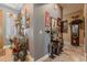 Grand hallway adorned with artwork and ornate furniture at 2160 E Kenwood St, Mesa, AZ 85213