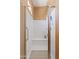 Bright shower with built-in bench and shower caddy at 3152 E San Pedro Ct, Gilbert, AZ 85234