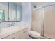 Clean bathroom with updated sink and a glass-enclosed shower at 3238 W Altadena Ave, Phoenix, AZ 85029
