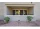 Relaxing patio space perfect for outdoor lounging with sliding glass doors providing easy indoor-outdoor flow at 3830 E Lakewood Pkwy # 1051, Phoenix, AZ 85048