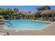 Inviting community pool surrounded by lush landscaping and comfortable lounge chairs, perfect for relaxation at 3830 E Lakewood Pkwy # 1051, Phoenix, AZ 85048
