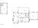 Detailed floor plan outlining the layout of the home, including room dimensions at 6550 N 7Th St, Phoenix, AZ 85014