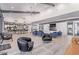 Spacious common area with plenty of seating, modern decor, and natural light at 8055 E Thomas Rd # C203, Scottsdale, AZ 85251