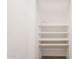 Walk-in storage with shelves and carpet floor at 1227 E Sheena Dr, Phoenix, AZ 85022
