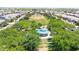 Bird's-eye view of neighborhood park, with a gazebo, playground, and shade trees at 14408 W Bloomfield Rd, Surprise, AZ 85379