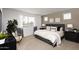 Cozy bedroom featuring soft carpet, neutral tones, and ample natural light for a tranquil ambiance at 17383 W Fallen Leaf Ln, Surprise, AZ 85387