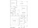 Detailed floor plan showcasing the layout of the home, including the kitchen, owner's suite, and covered patio at 17383 W Fallen Leaf Ln, Surprise, AZ 85387