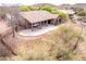 Backyard with a covered patio, offering shade and relaxation at 18 E Paint Your Wagon Trl, Phoenix, AZ 85085
