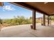 Covered patio with scenic views, offering an ideal outdoor living and entertaining space at 18 E Paint Your Wagon Trl, Phoenix, AZ 85085