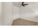 A bright bedroom with a ceiling fan ready to be designed with your own personal style at 2019 E Campbell Ave # 110, Phoenix, AZ 85016