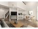 Open-concept living room and kitchen, with dining area and modern decor at 2019 E Campbell Ave # 110, Phoenix, AZ 85016