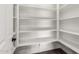 Pantry featuring white shelving at 21408 S 224Th Pl, Queen Creek, AZ 85142
