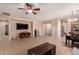 Bright, open floor plan featuring tile flooring, and eat in kitchen, perfect for entertaining at 2315 W Beverly Rd, Phoenix, AZ 85041