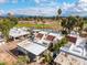 Aerial view of community, with golf course and lake views at 2537 N Miller Rd, Scottsdale, AZ 85257