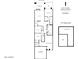 Detailed floor plan of the property highlighting the layout of the home at 2537 N Miller Rd, Scottsdale, AZ 85257
