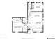 Detailed floor plan of the house showing the layout of the rooms, and dimensions of each room at 3450 E Milky Way, Gilbert, AZ 85295