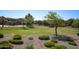 Community park with large grassy area, playground equipment, and mature landscaping at 3450 E Milky Way, Gilbert, AZ 85295