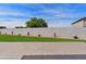 Spacious backyard with artificial grass, providing a low-maintenance outdoor haven at 486 E Bamboo Ln, San Tan Valley, AZ 85140