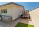 Practical side yard with storage and trailer parking at 4944 W Vista Ave, Glendale, AZ 85301