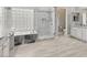 Elegant bathroom showcasing a walk-in shower and a tub at 614 E Benrich Dr, Gilbert, AZ 85295