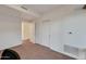 This bedroom features neutral walls, carpet, and a large closet perfect for relaxing at 7161 E Rancho Vista Dr # 1013, Scottsdale, AZ 85251