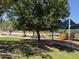 Community playground featuring shade structures, slides, and play equipment in a well-maintained park setting at 717 E Temple St, Chandler, AZ 85225
