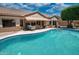 Inviting backyard pool and patio area, perfect for outdoor entertaining and relaxation at 8765 W Custer Ln, Peoria, AZ 85381