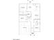 Detailed floor plan showcasing the layout of the home, including bedrooms, bathrooms, and garage at 9833 W Avalon Dr, Phoenix, AZ 85037