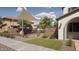 Community playground with shade covering, climbing structure, and benches near residential homes at 9833 W Avalon Dr, Phoenix, AZ 85037