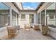 Cozy outdoor courtyard with comfortable seating and a tranquil atmosphere, perfect for relaxation at 10520 E Thorite Cir, Mesa, AZ 85212