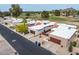 Scenic aerial view of the homes in a well-maintained community, all with attached garages and tidy landscaping at 14247 N 2Nd Ave, Phoenix, AZ 85023