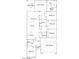 Detailed floorplan showcasing the layout of this spacious five-bedroom house and covered patio at 15782 W Kendall St, Goodyear, AZ 85338