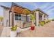 Beautiful backyard with a hot tub, pergola, covered patio, and desert landscaping at 19029 E Mary Ann Way, Queen Creek, AZ 85142